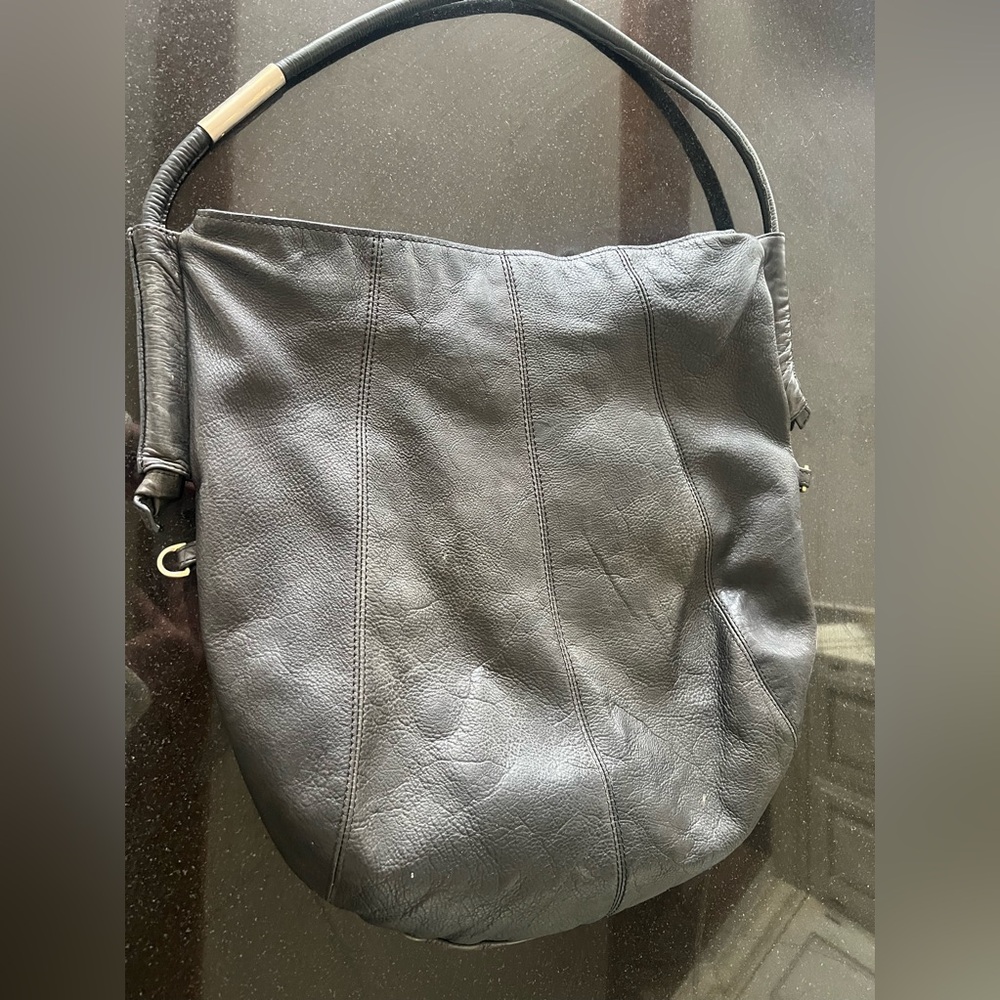 Foley + Corinna  black leather purse bag